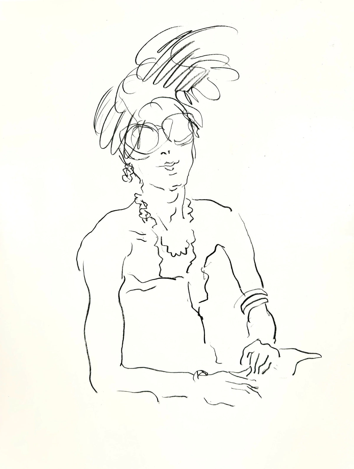 Ronald Shap | untitled figure drawing, c. 1980