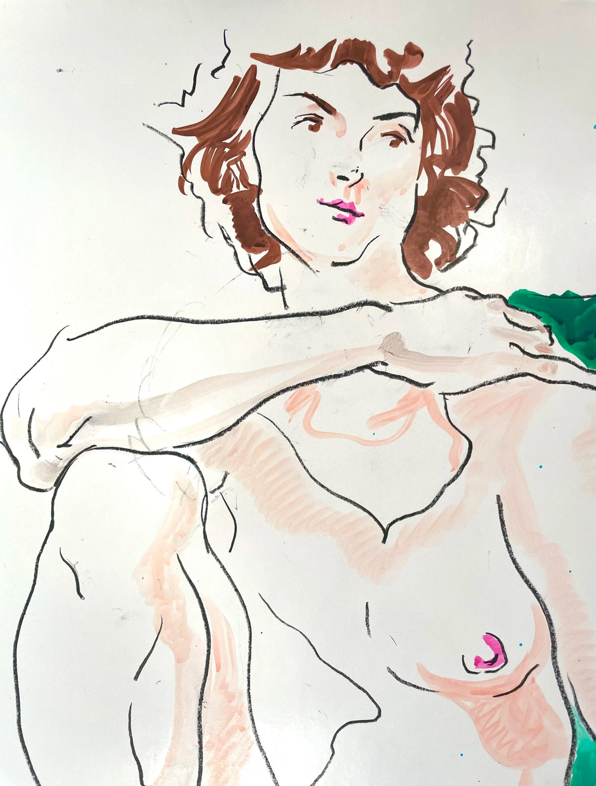 Ronald Shap | untitled figure drawing, c. 1980