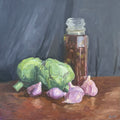 Kira Joy Alvitre  |  Green and purple (prints)