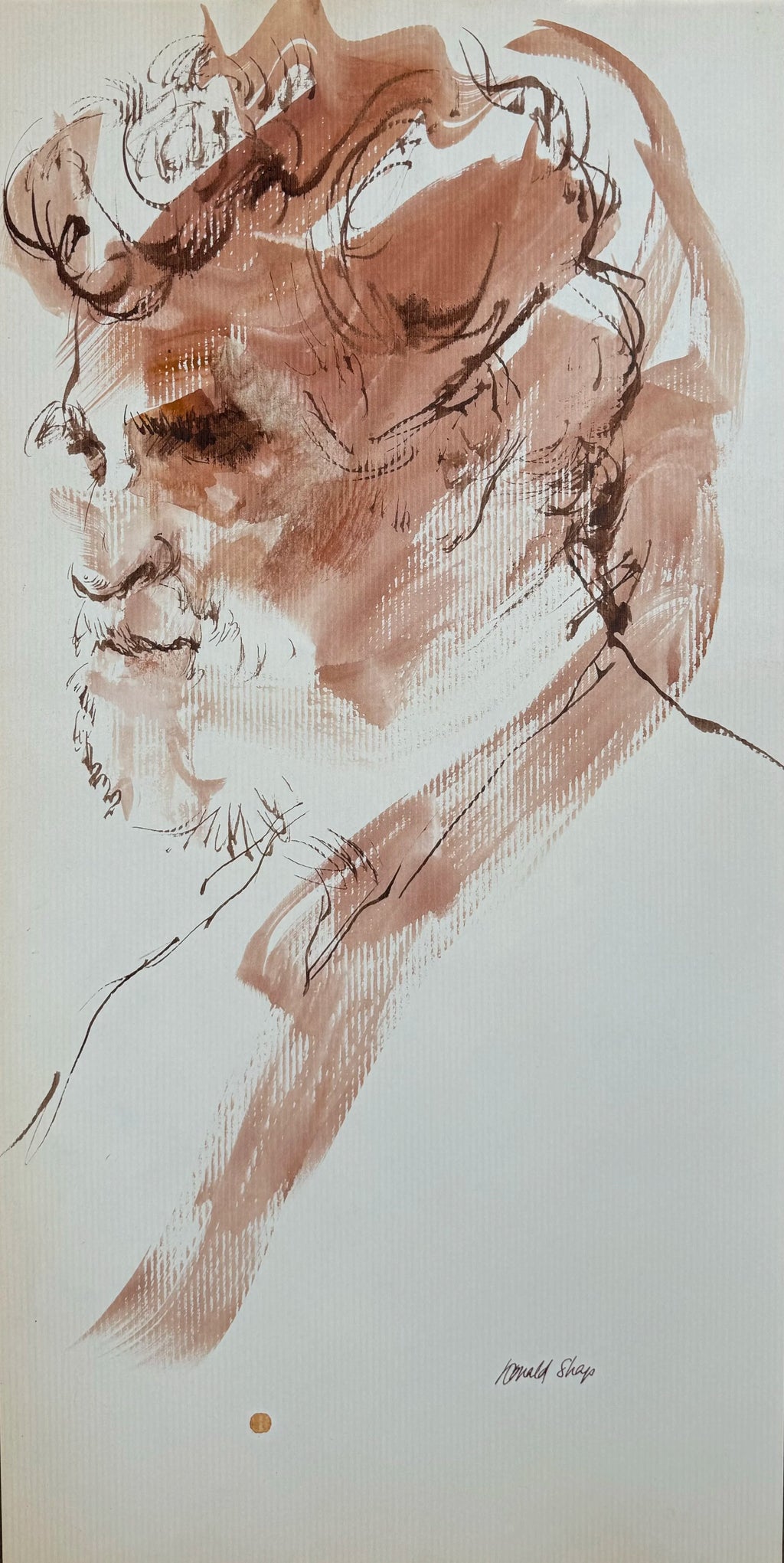Ronald Shap | untitled portrait drawing