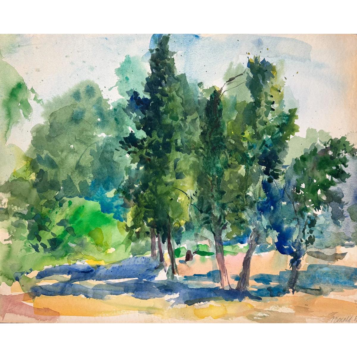 Ronald Shap | Trees, Will Roger's Park, c. 1990