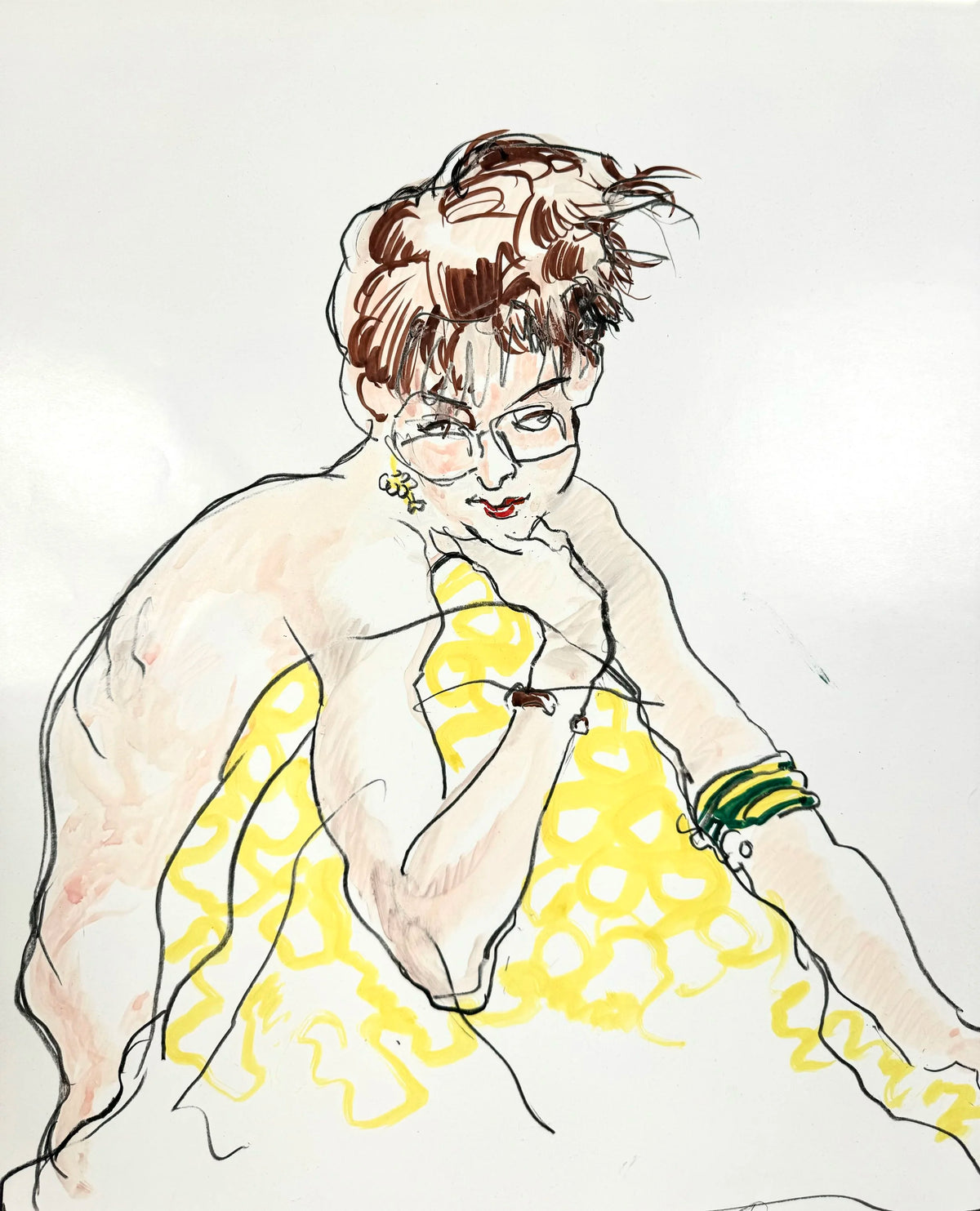 Ronald Shap | untitled figure drawing, c. 1980