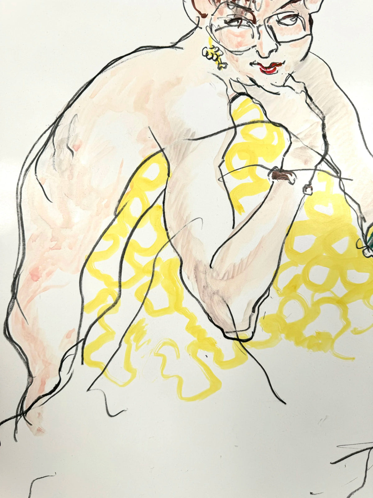 Ronald Shap | untitled figure drawing, c. 1980