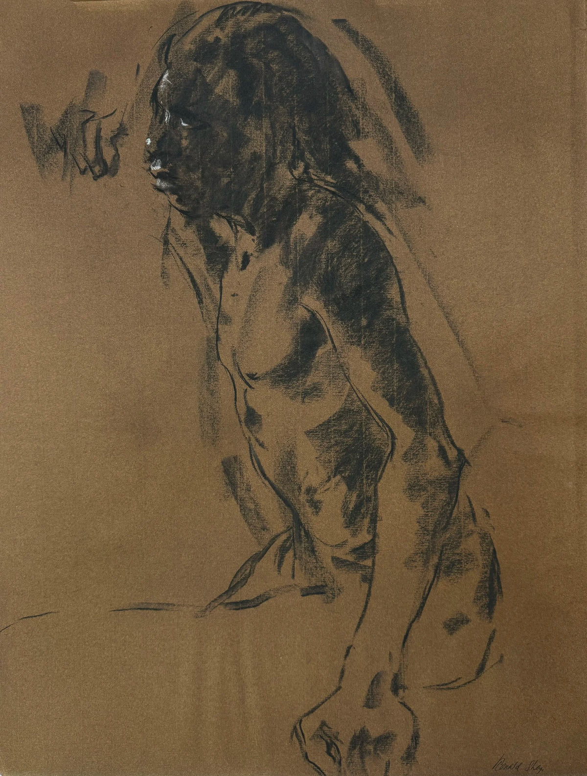 Ronald Shap | untitled figure drawing, c. 1980