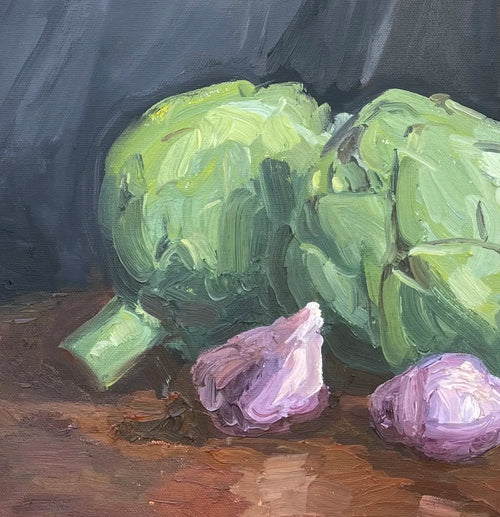 Kira Joy Alvitre | Green and purple, 2024