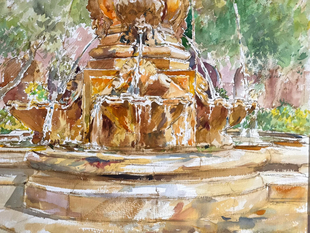 Ronald Shap | Neptune's Fountain, Pasadena City Hall, c. 1990