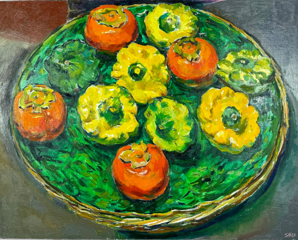Ronald Shap | Squash and Persimmons, c. 1990