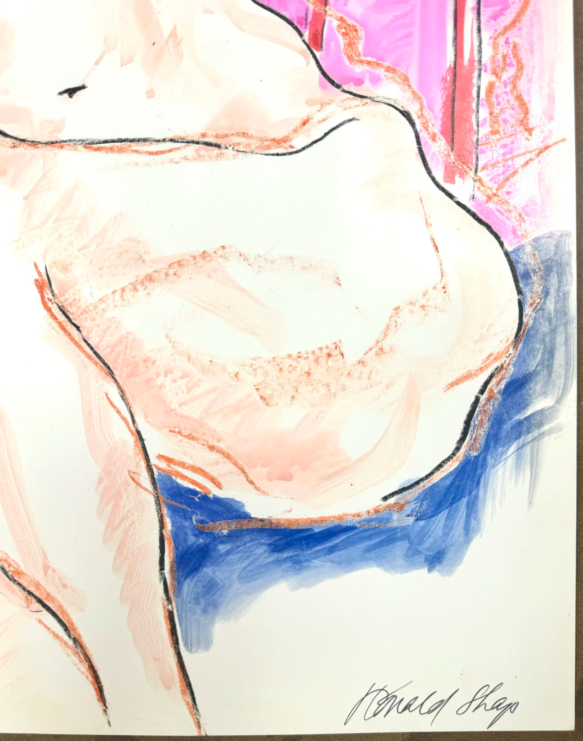 Ronald Shap | untitled figure drawing, c. 1980