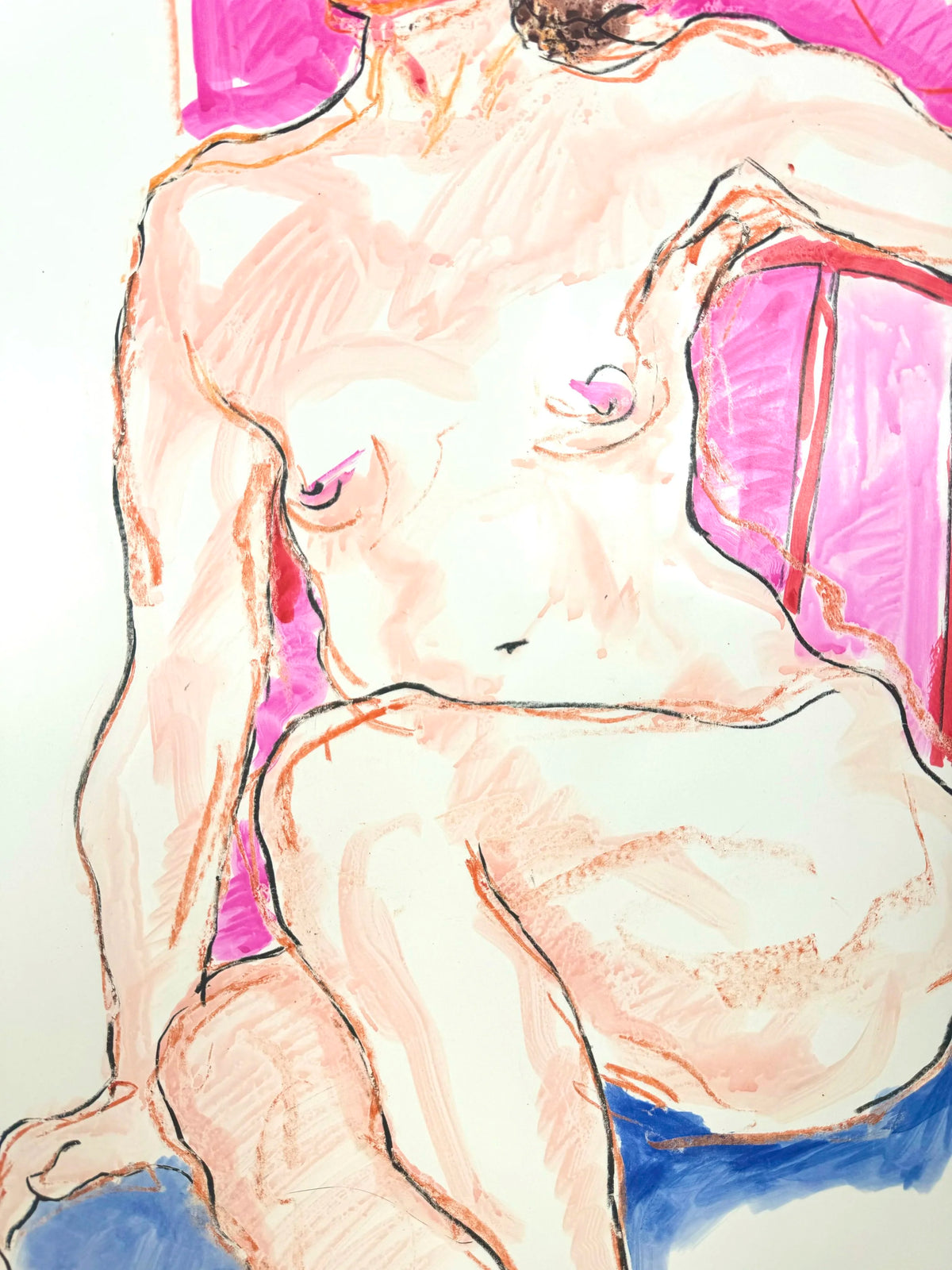 Ronald Shap | untitled figure drawing, c. 1980